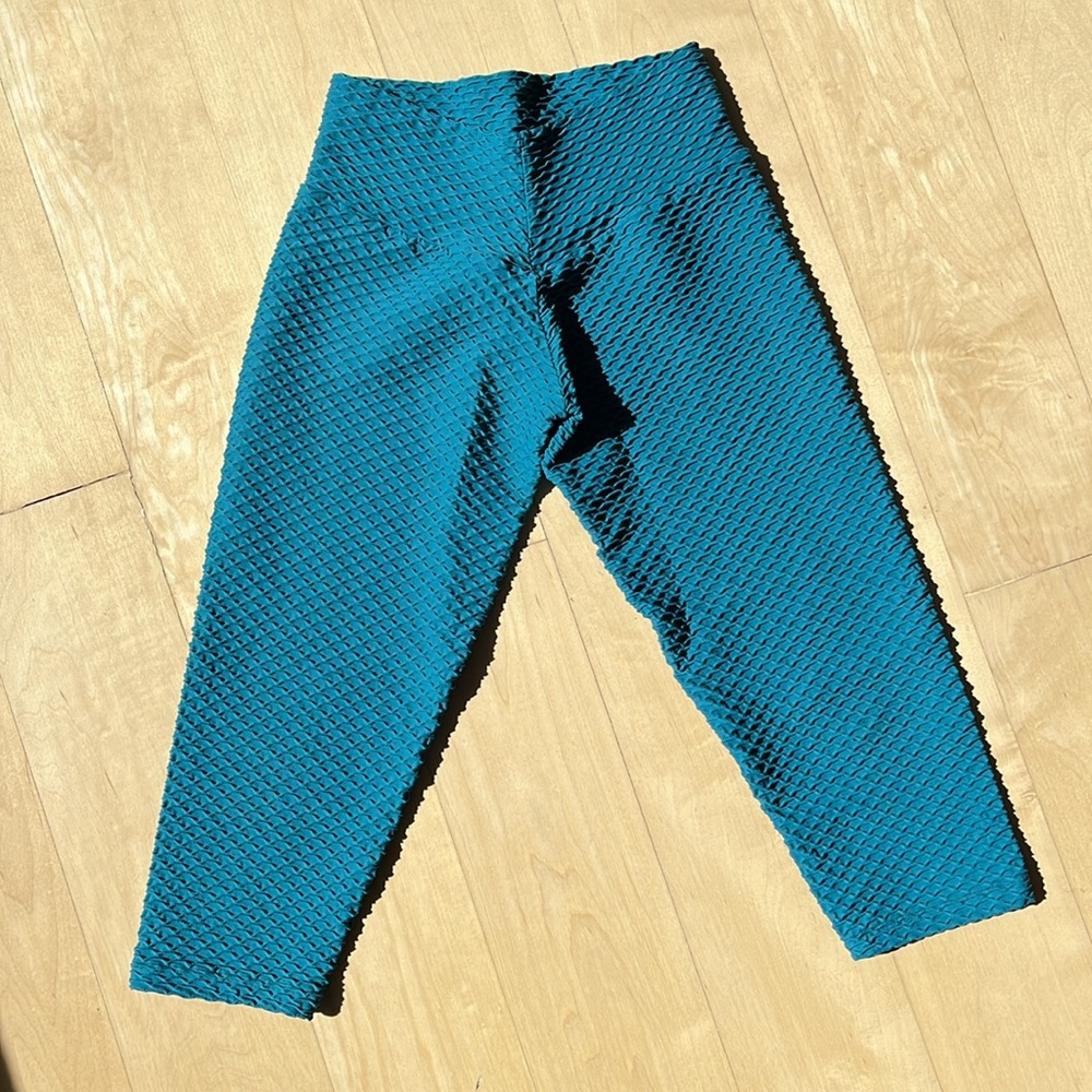 Booty By Brabants Croco Skin Cropped Leggings